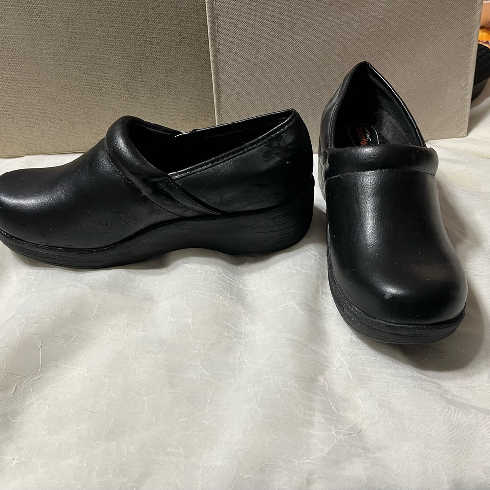 Black clogs